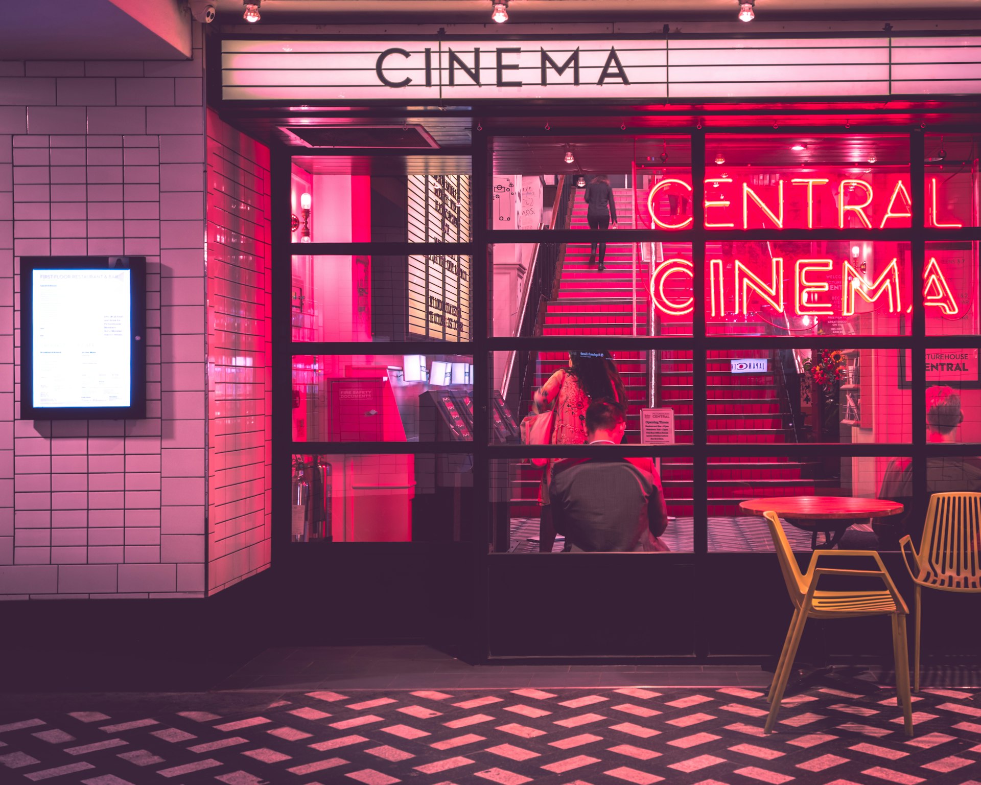 Cinematic movie scene